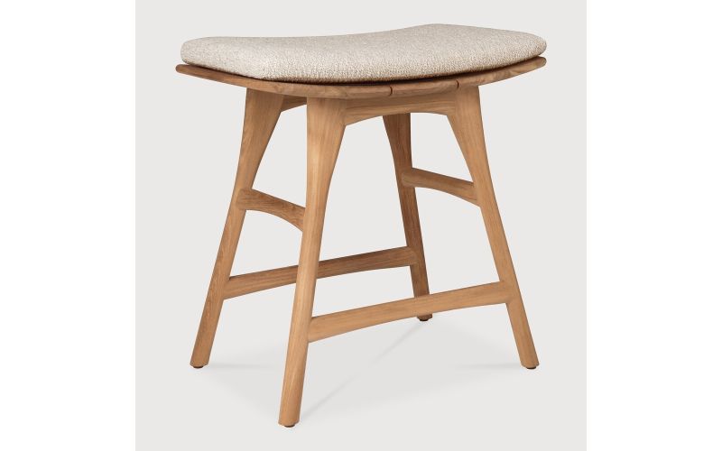 ETHNICRAFT OSSO OUTDOOR STOEL TEAK NATUREL FABRIC 10358