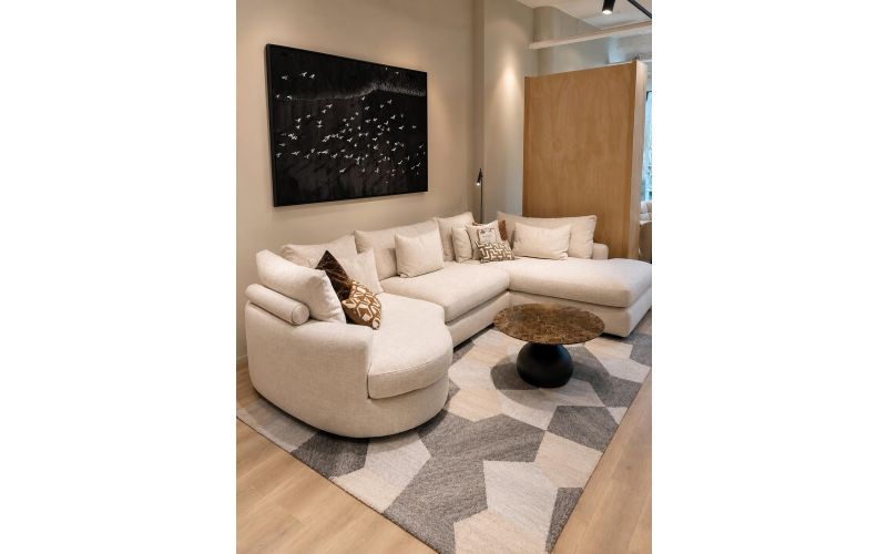 De Charme du Sóller hoekbank showroom links
355B |  223D |90H CM