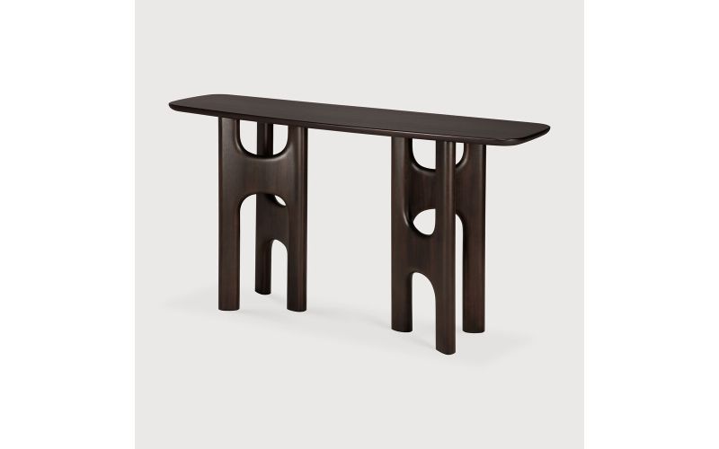 FLOW CONSOLE VARNISHED MAHOGANY  150 x 40 x 79 CM 35095