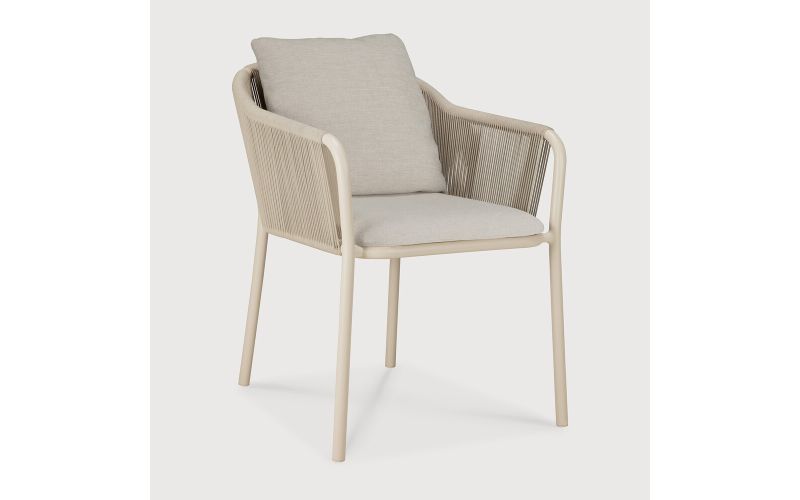ETHNICRAFT CAPITAN OUTDOOR DINING CHAIR ALUMINIUM SAND 60221 59 x 64 x 75 CM