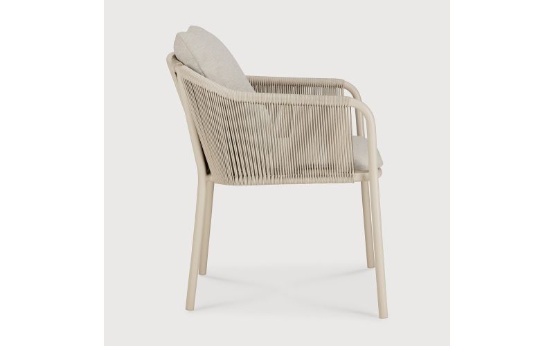 ETHNICRAFT CAPITAN OUTDOOR DINING CHAIR ALUMINIUM SAND 60221 59 x 64 x 75 CM