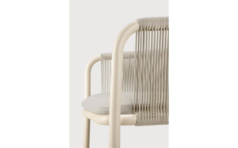 ETHNICRAFT CAPITAN OUTDOOR DINING CHAIR ALUMINIUM SAND 60221 59 x 64 x 75 CM