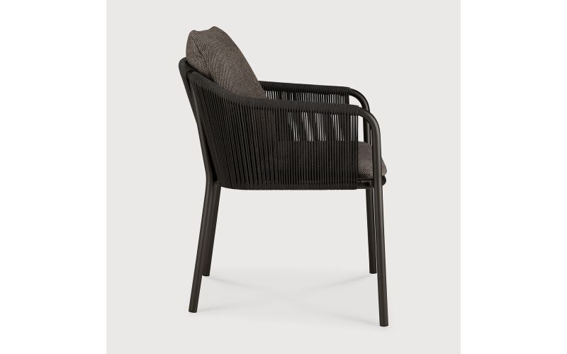 ETHNICRAFT CAPITAN OUTDOOR DINING CHAIR DARK BRONZE 60222 59 x 64 x 75 CM