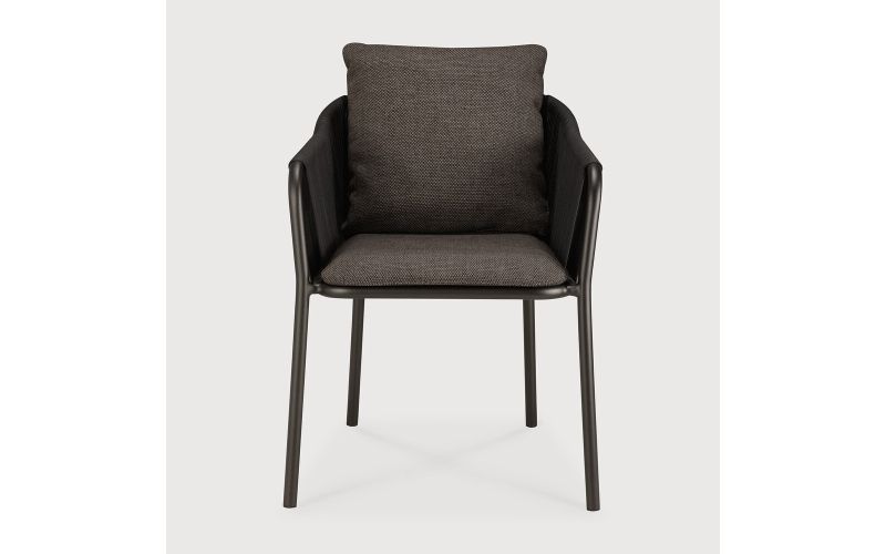 ETHNICRAFT CAPITAN OUTDOOR DINING CHAIR DARK BRONZE 60222 59 x 64 x 75 CM