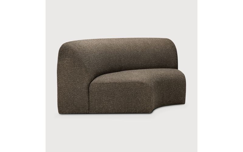 BULKY MODULAR SOFA 90 CORNER CEDAR FABRIC 21441 133 x 133 x 75