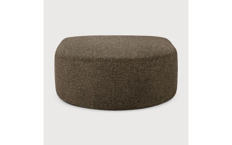BULKY MODULAR SOFA SEMI CIRCLE STOOL CEDAR FABRIC 21443 95 x 95 x 40 CM