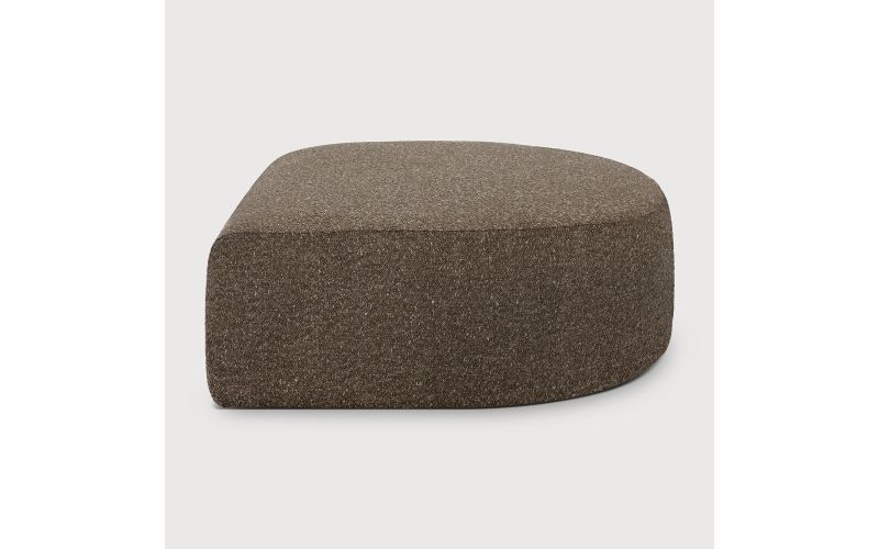 BULKY MODULAR SOFA SEMI CIRCLE STOOL CEDAR FABRIC 21443 95 x 95 x 40 CM