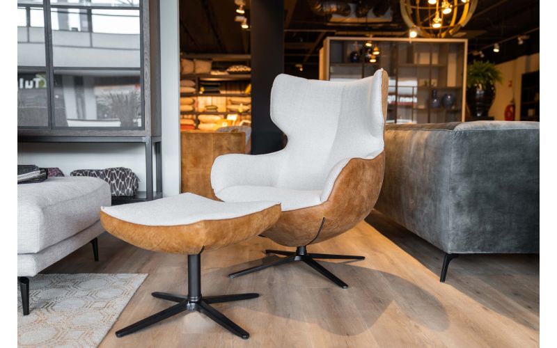 Cubic fauteuil met lage rugleuning Showmodel Amsterdam
