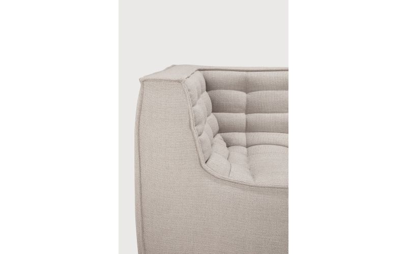ETHNICRAFT N701 SOFA-2 ZIT ARM-BEIGE 205x91x76 20196