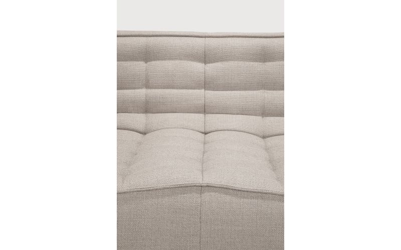 ETHNICRAFT N701 SOFA-2 ZIT ARM-BEIGE 205x91x76 20196