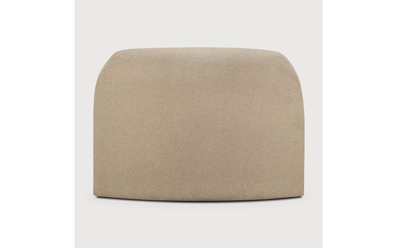 BULKY MODULAR SOFA 45 CORNER ALMOND FABRIC 21447 100 x 95 x 75 CM