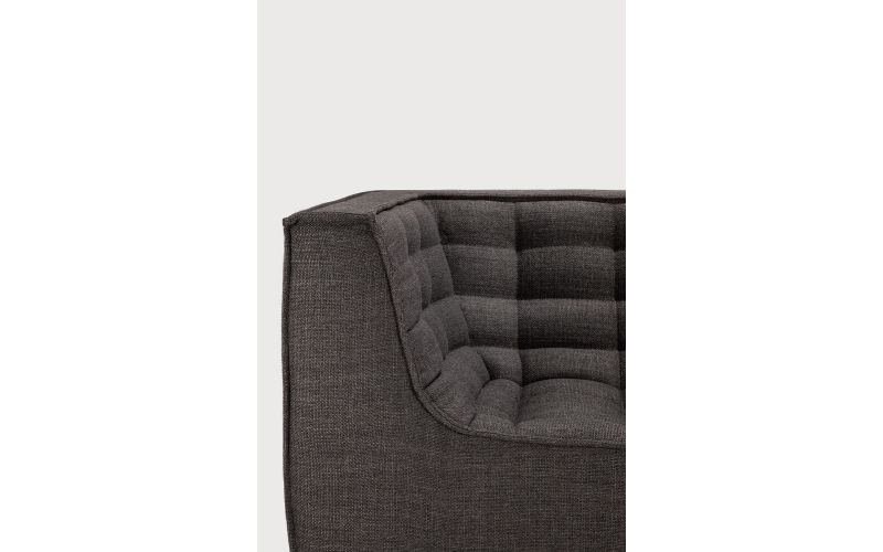 ETHNICRAFT N701 SOFA-3 ZITS ARM GREY 245x91x76 20217