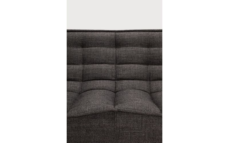 ETHNICRAFT N701 SOFA-3 ZITS ARM GREY 245x91x76 20217