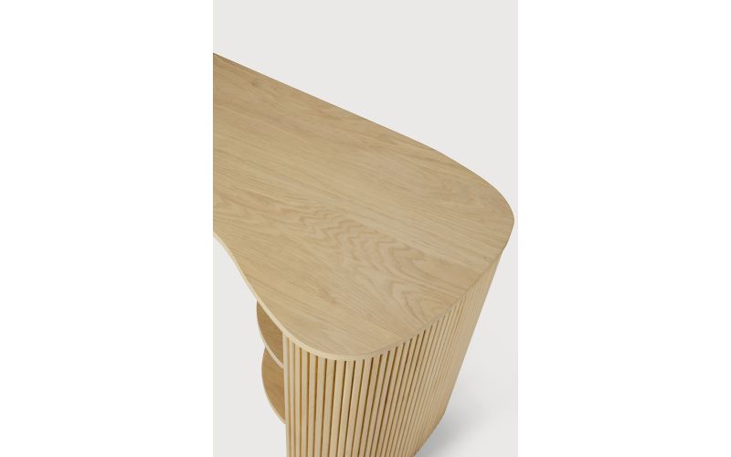 ROLLER MAX DESK VARNISHED OAK PEBBLE 137 x 52 x 78 CM 50057