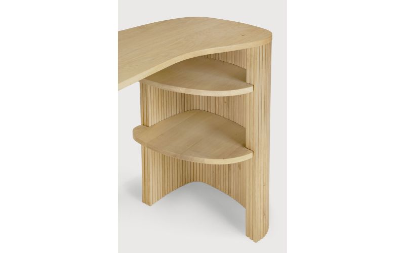 ROLLER MAX DESK VARNISHED OAK PEBBLE 137 x 52 x 78 CM 50057