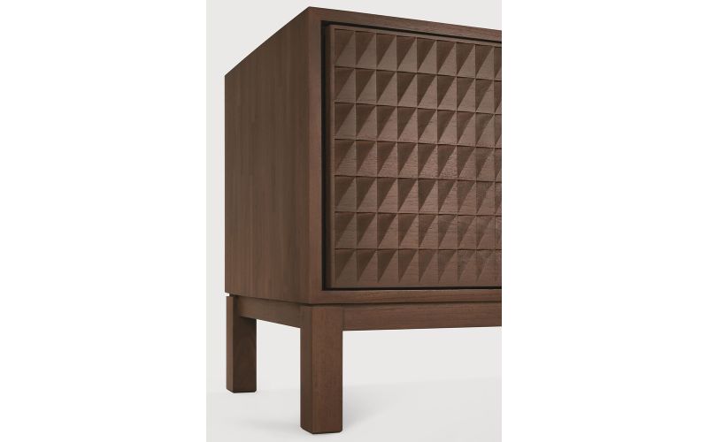 SONO TVCUBOARD - VARNISHED TEAK -LIGHT BROWN 15351 212 x 45 x 60CM