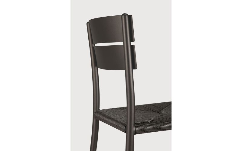 ETHNICRAFT ELIN OUTDOOR DINING CHAIR ALUMINIUM DARK BRONZE 60571 45 x 51 x 84 CM