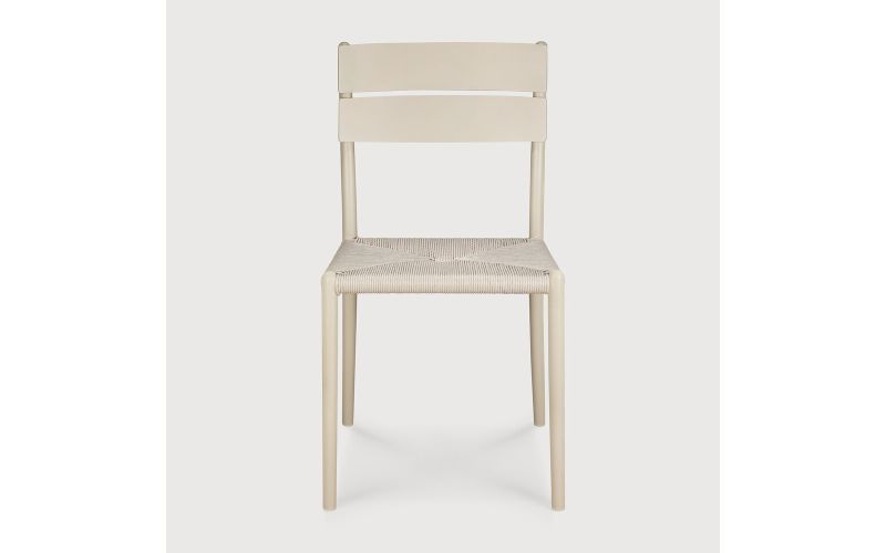 ETHNICRAFT ELIN OUTDOOR DINING CHAIR ALUMINIUM SAND 60573 45 x 51 x 84 CM