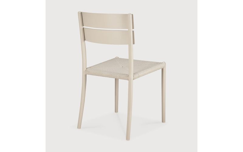 ETHNICRAFT ELIN OUTDOOR DINING CHAIR ALUMINIUM SAND 60573 45 x 51 x 84 CM