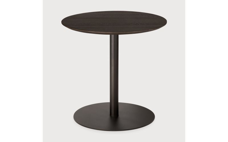 BLEND LOUNGE TABLE OAK TOP BROWN BRONZE BASE 51955 90 x 90 x 69 CM