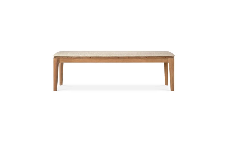 ETHNICRAFT BOK OUTDOOR BANK TEAK NATURAL FABRIC | 35D/162B/49H | 10388
35D/162B/49H