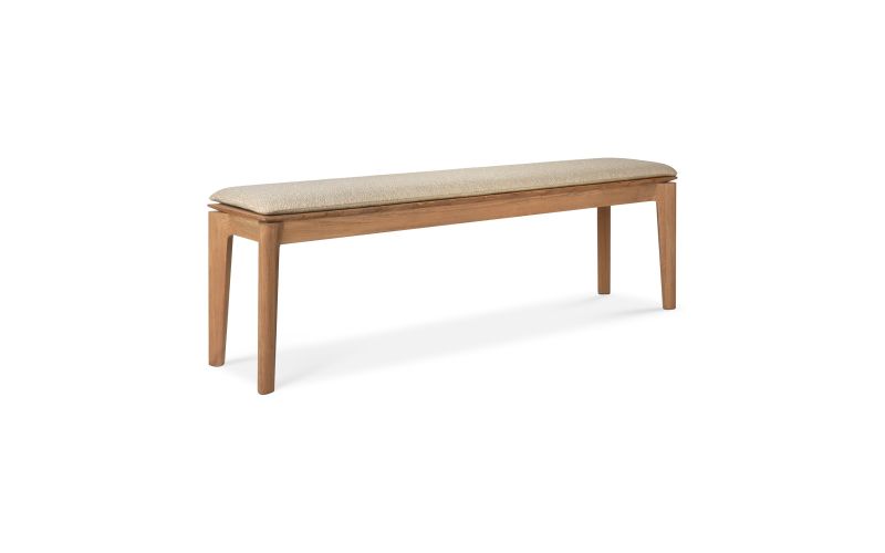 ETHNICRAFT BOK OUTDOOR BANK TEAK NATURAL FABRIC | 35D/162B/49H | 10388
35D/162B/49H