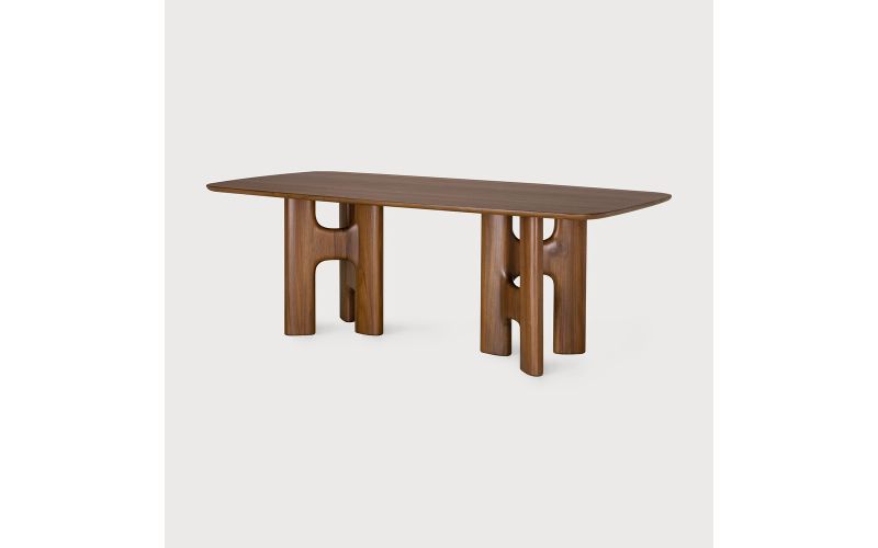 FLOW DINING TABLE - TEAK WILD BROWN - 10732 220 x 110 x 76 CM
