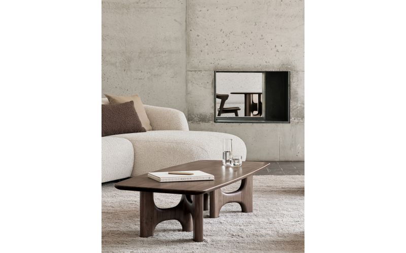 FLOW COFFEE TABLE - TEAK WILD BROWN - 10737 150 x 60 x 34 CM