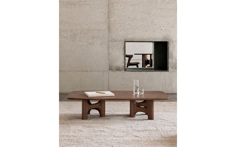 FLOW COFFEE TABLE - TEAK WILD BROWN - 10737 150 x 60 x 34 CM