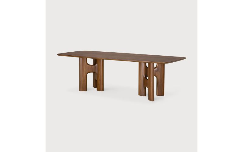 FLOW DINING TABLE - TEAK WILD BROWN - 10734 250 x 113 x 76 CM