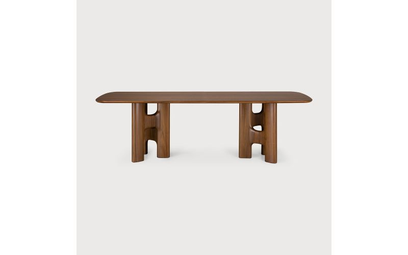 FLOW DINING TABLE - TEAK WILD BROWN - 10734 250 x 113 x 76 CM