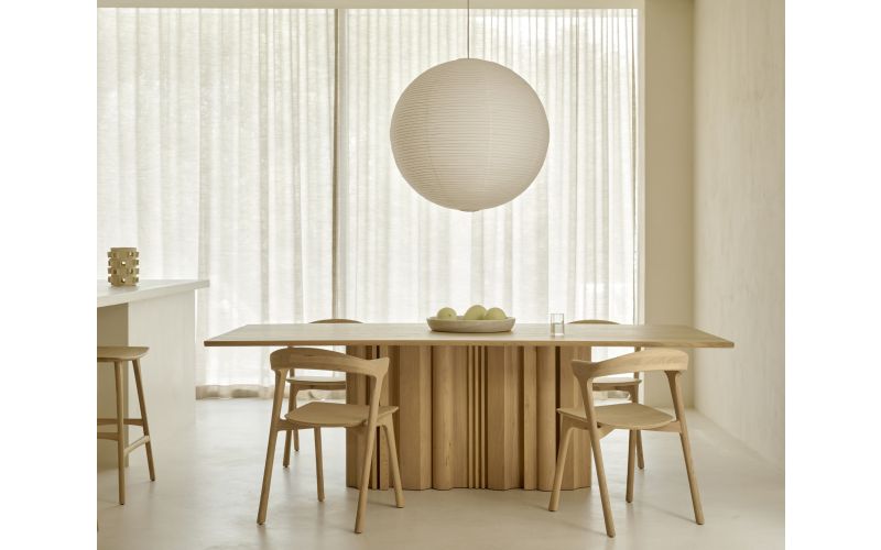SEQUENCE DINING TABLE OAK ETHNICRAFT 240 x 110 x 76 50251
240 x 110 x 76CM