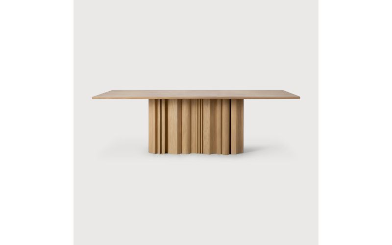 SEQUENCE DINING TABLE OAK ETHNICRAFT 240 x 110 x 76 50251
240 x 110 x 76CM