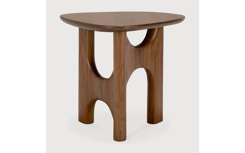 FLOW SIDE TABLE - TEAK WILD BROWN - 10737 54 x 49 x 46 CM