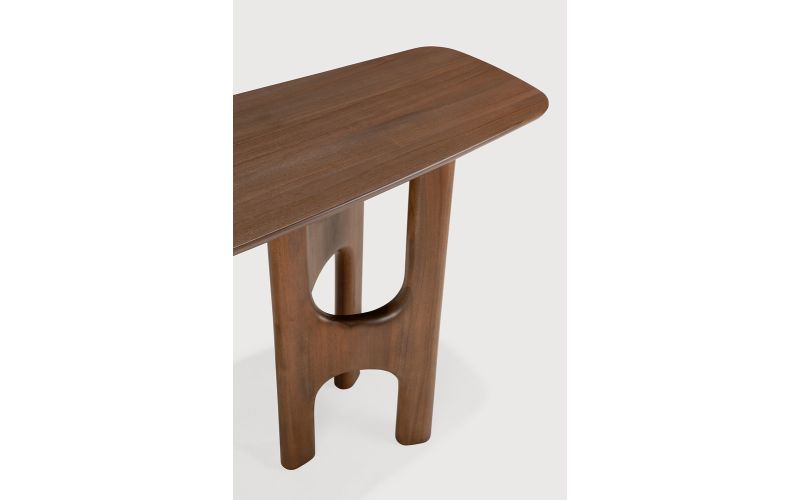 FLOW CONSOLE VARNISHED TEAK WOLD BROWN 10735 150 x 40 x 79 CM