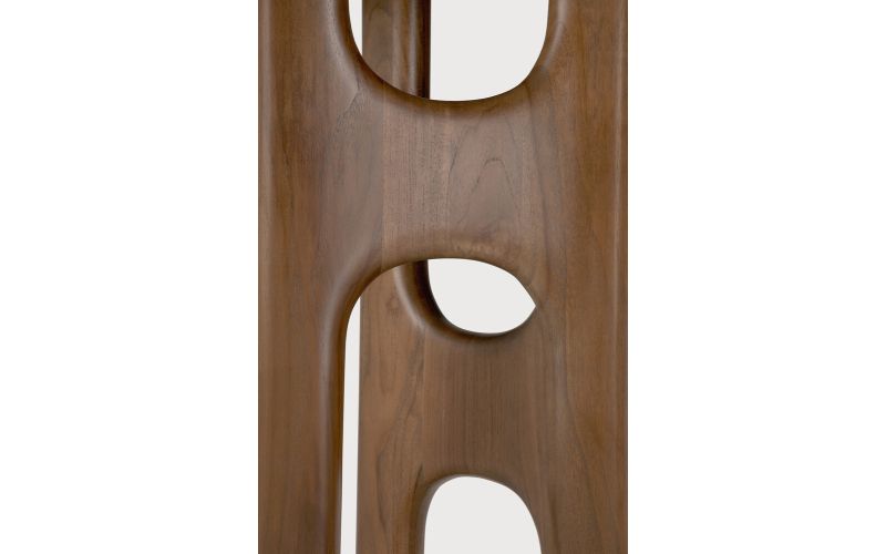FLOW CONSOLE VARNISHED TEAK WOLD BROWN 10735 150 x 40 x 79 CM