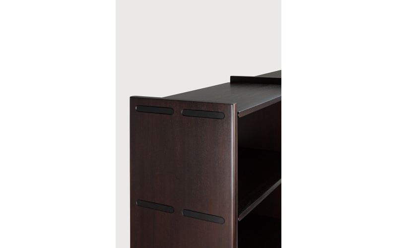 MORTISE RACK SMALL - VARNISHED MAHOGANY ROSE BROWN 35141 - 175 x 41 x 82 CM