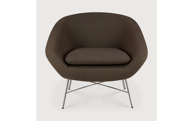ETHNICRAFT BARROW LOUNGE CHAIR - PAON FABRIC 20089 81 x 79 x 71 CM