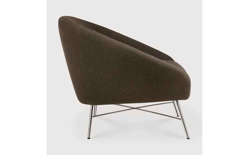 ETHNICRAFT BARROW LOUNGE CHAIR - PAON FABRIC 20089 81 x 79 x 71 CM