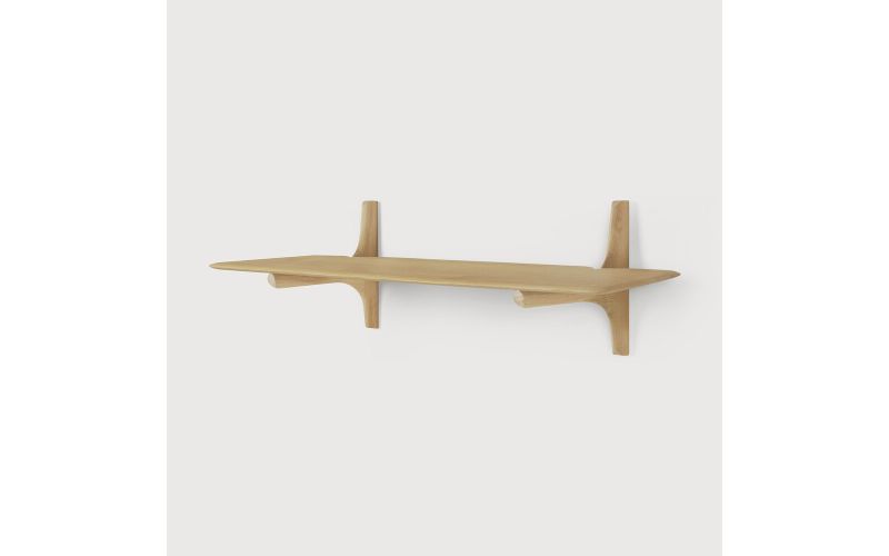 PI WALL SHELF - OAK - 1 SHELF - 51273 - 100 x 35 x 28 CM