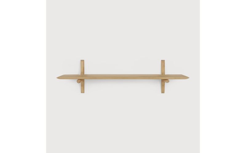 PI WALL SHELF - OAK - 1 SHELF - 51273 - 100 x 35 x 28 CM