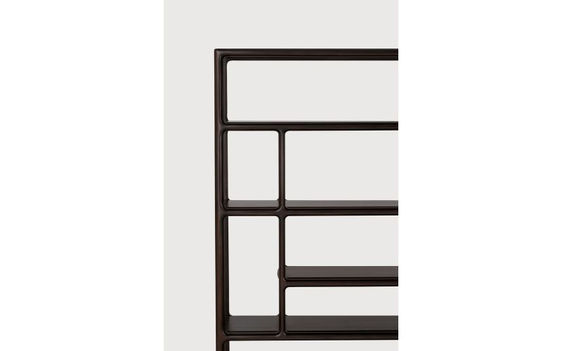 EDA RACK -MAHOGANY ROSE BROWN 35191 181 x 41 x 188 CM