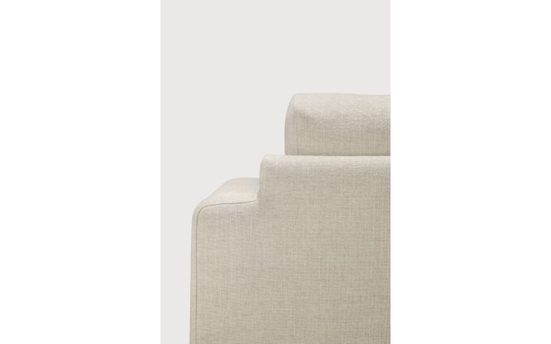 EASE SOFA 3 SEATER - LECHE FABRIC 20096 - 210 x 91 x 73 CM