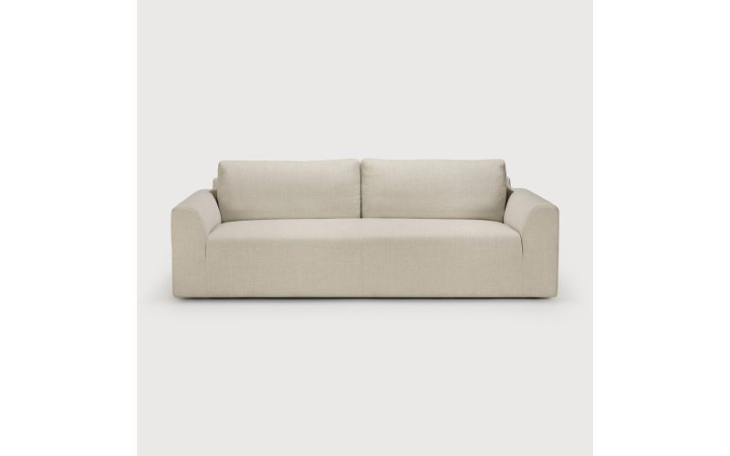 EASE SOFA 3 SEATER - LECHE FABRIC 20096 - 210 x 91 x 73 CM
