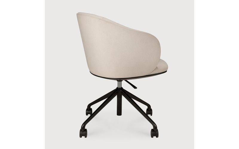 UNDA OFFICE CHAIR SALT WITH WHEELS 50700 61 x 58 x 77/87 CM