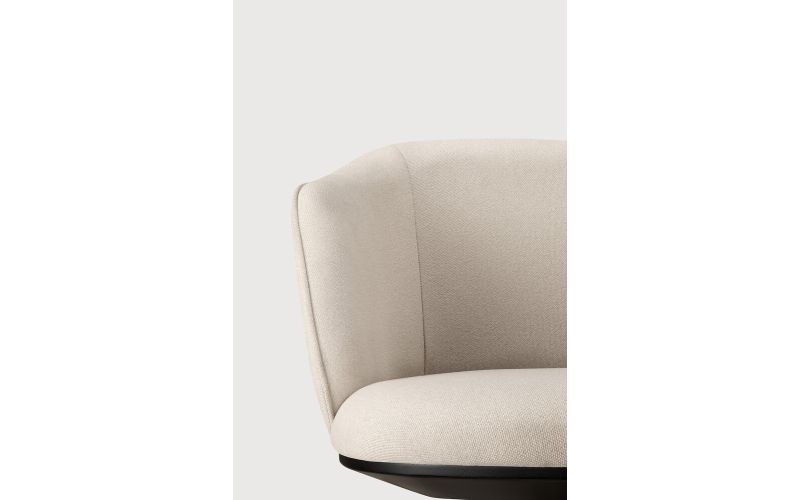 UNDA OFFICE CHAIR SALT NO WHEELS 50699 61 x 58 x 79 CM 50699