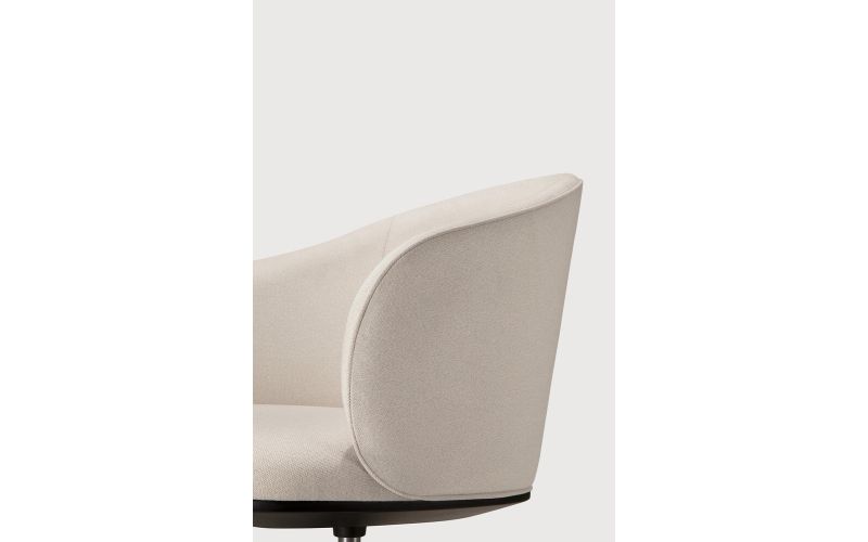 UNDA OFFICE CHAIR SALT NO WHEELS 50699 61 x 58 x 79 CM 50699