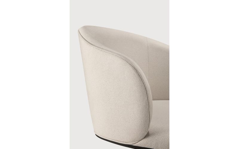 UNDA OFFICE CHAIR SALT NO WHEELS 50699 61 x 58 x 79 CM 50699