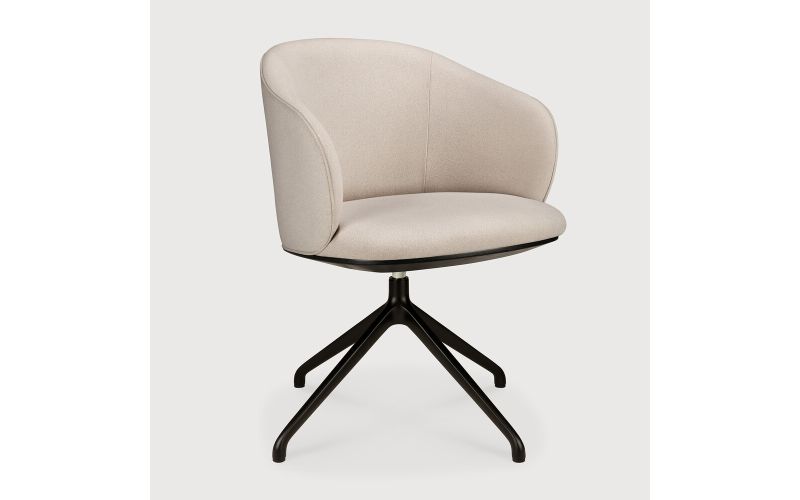 UNDA OFFICE CHAIR SALT NO WHEELS 50699 61 x 58 x 79 CM 50699