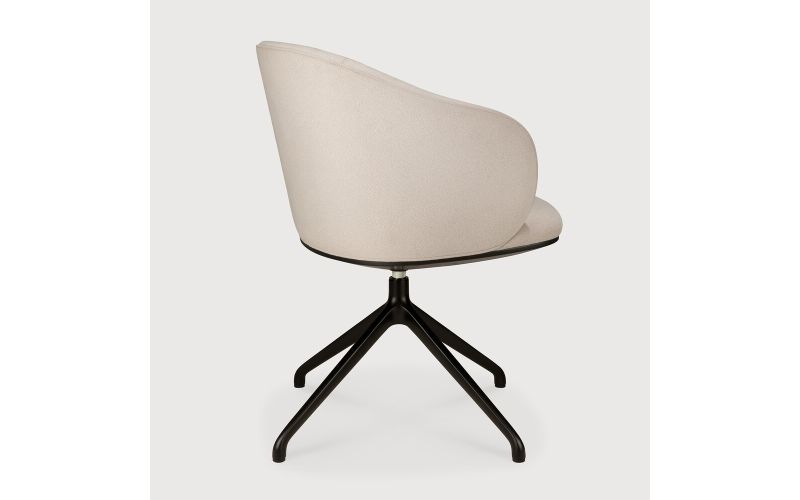 UNDA OFFICE CHAIR SALT NO WHEELS 50699 61 x 58 x 79 CM 50699